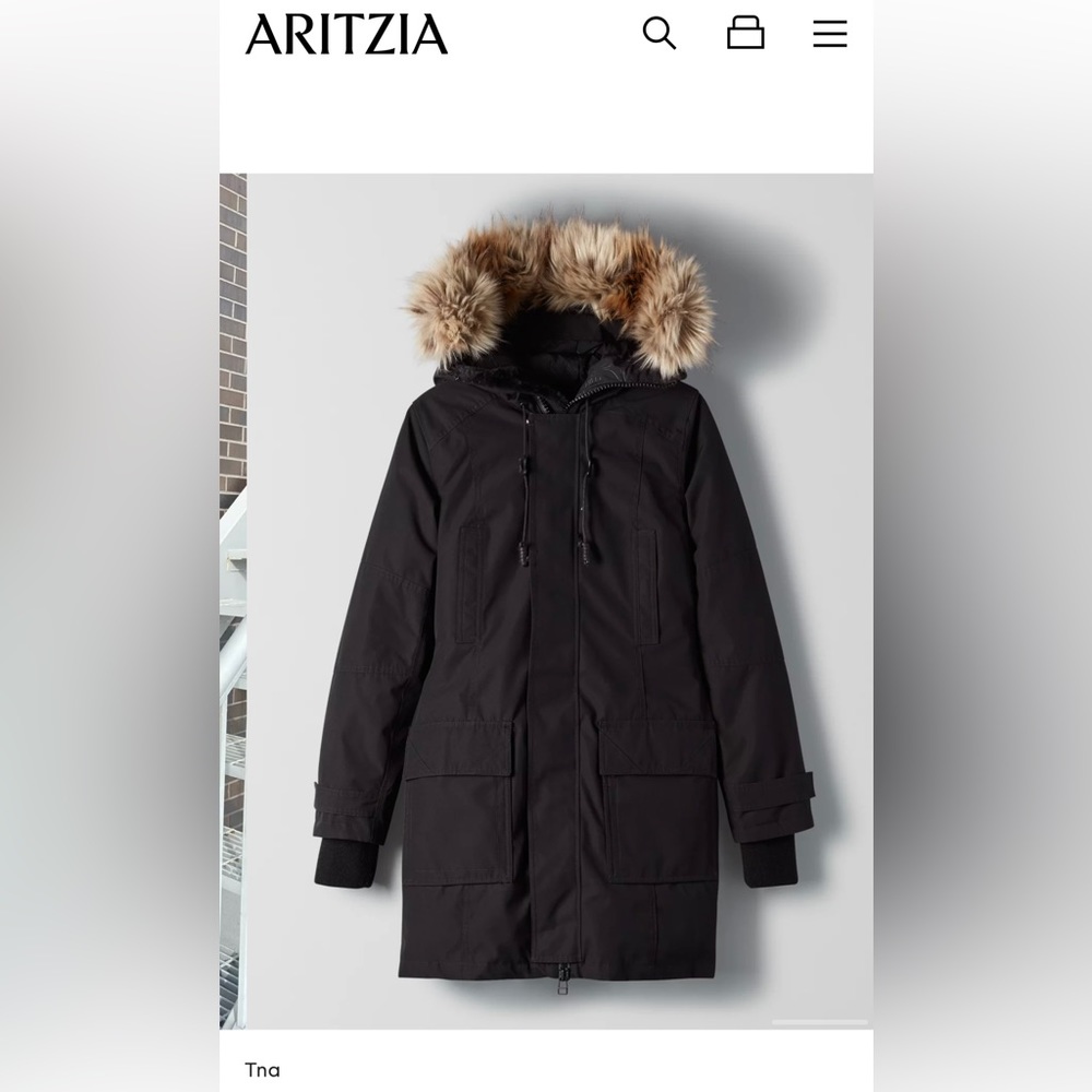 BLACK ARITZIA BANCROFT PARKA